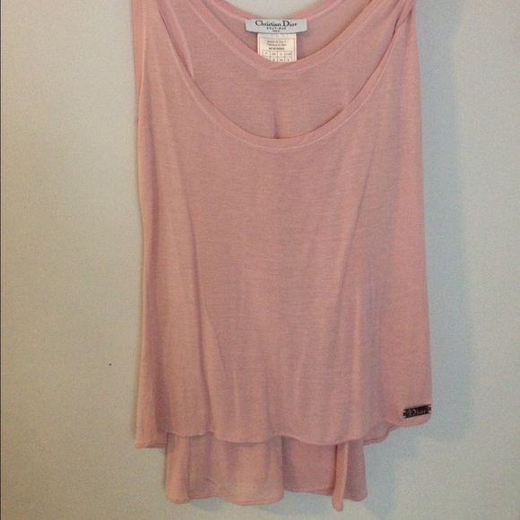 *SOLD* Christian Dior double layer tank top