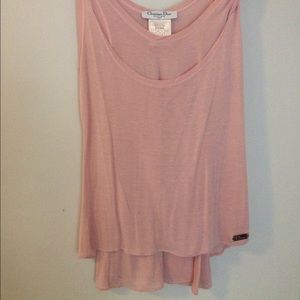 *SOLD* Christian Dior double layer tank top