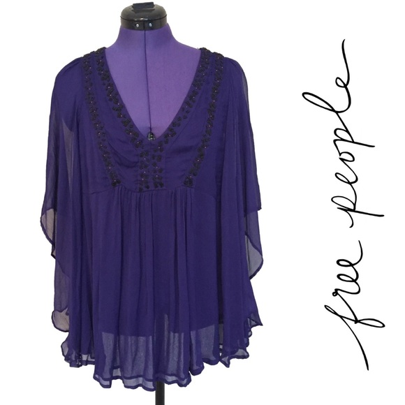 NWT free people sheer Flowy top