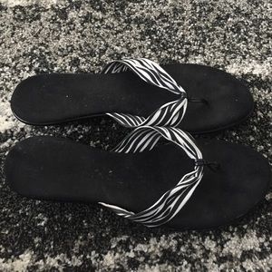 Ladies Italian Zebra Sandles size 10