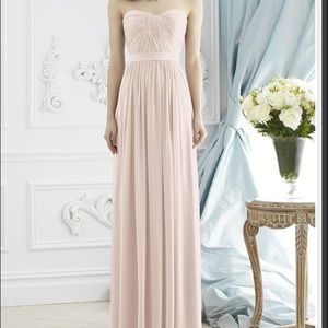 Dessy Blush Bridesmaid Dress Style 2943