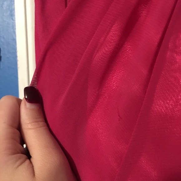 Pink Formal Strapless Dress - Picture 3 of 4