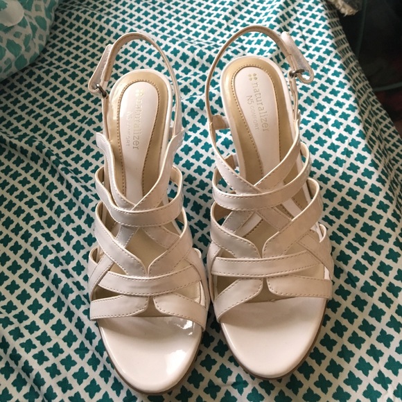 White Naturalized N5 Comfort Heels