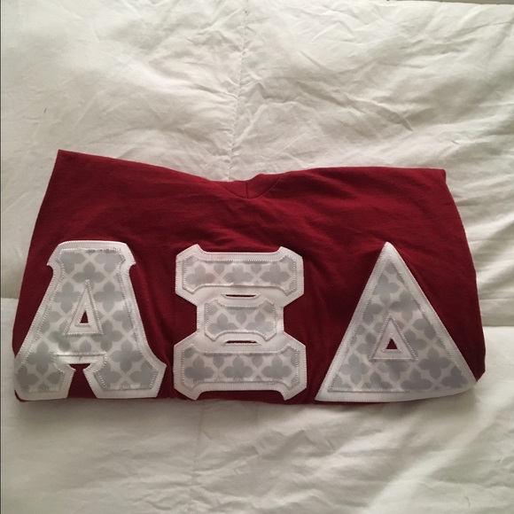 Alpha Xi Delta letter shirt size sm