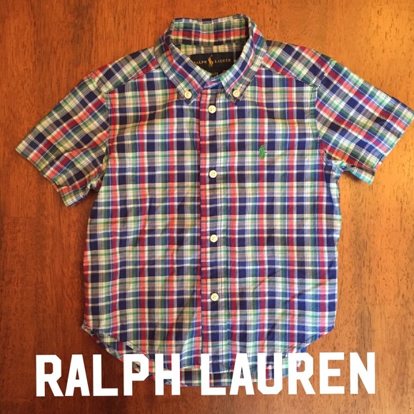 Ralph Lauren® Plaid Button Down Shirt