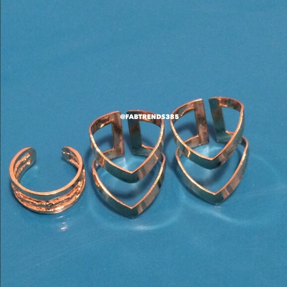 ☀️3 Piece Ring Set (adjustable) - Picture 2 of 2