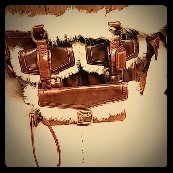 Coach & matching wristlet