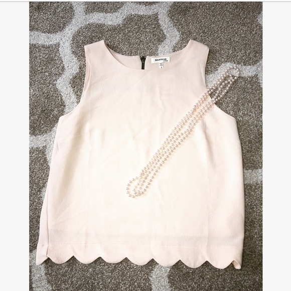 Scalloped bottom formal tank