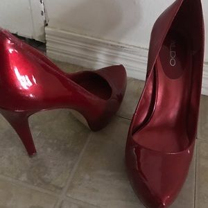 Fun and Funky Red Pumps