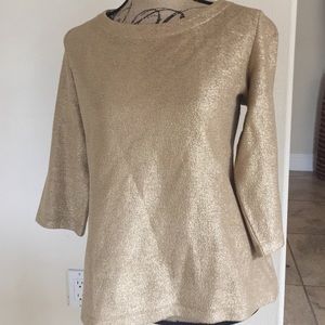 Holiday Gold sparkle sweatshirt