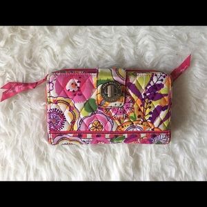 Vera Bradley turn lock wallet