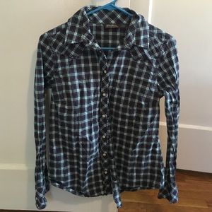 Eddie Bauer Plaid Top