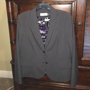 Calvin Klein Size 16 Suit [jacket, pants, blouse]