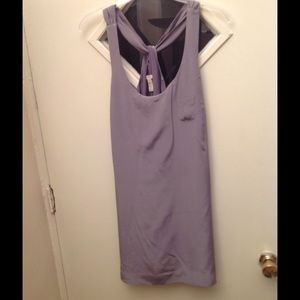 100% grey silk dress 100% grey silk dress