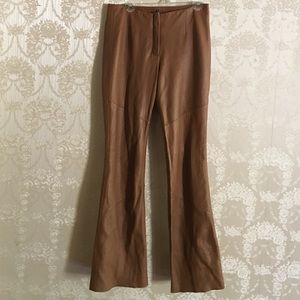 Soft Carmel leather pants