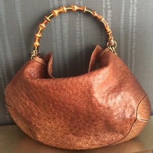 Gucci purse. Ostrich leather. Good condition