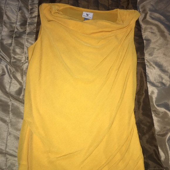 Mustard yellow worthington dress shirt