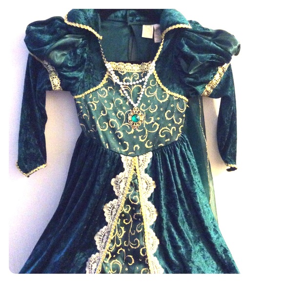 Green Princess dress