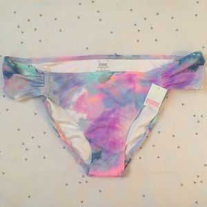 VS PINK Water Color Bikini Bottoms