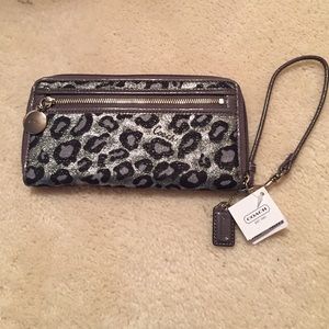 Coach zip around wallet