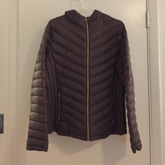 Michael Kors Packable Down Fill Hooded Jacket