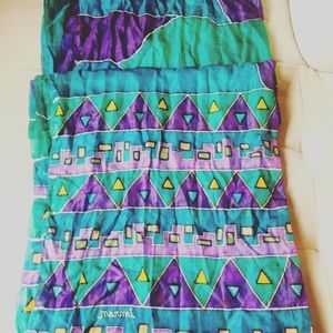 Hand painted silk scarf