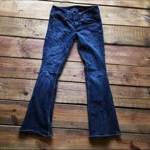 American eagle dark wash boot cut jeans
