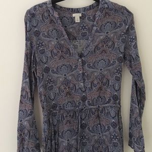Hinge Women's Paisley Tunic Dress