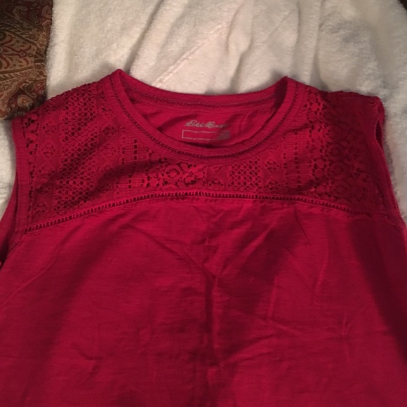 Red tank top