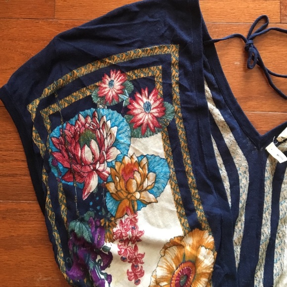 Moth kimono vest