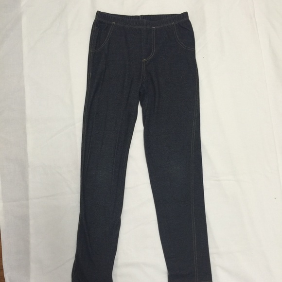Blue jeggings