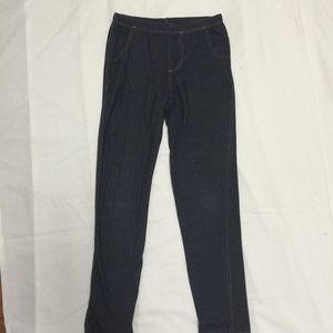 Blue jeggings