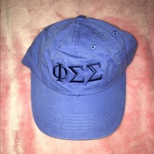 Phi Sigma Sigma blue baseball cap!