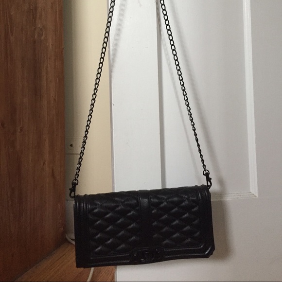 *47% OFF* Rebecca Minkoff Black Leather Clutch