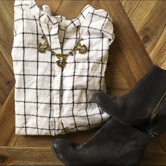 Old navy plaid tunic