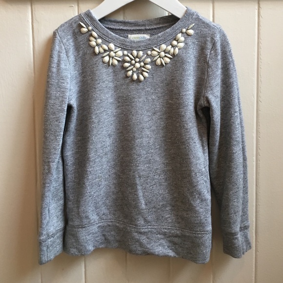 J. Crew CrewCuts Girls Sweatshirt 4-5 Years