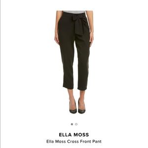 Ella Moss Black Tapered Ankle Pants