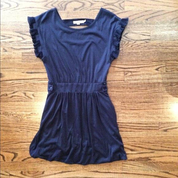 see by chloe jersey dress navy long dress with slit