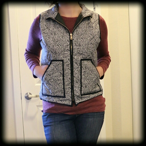 Herringbone Quilted Vest - Picture 4 of 4
