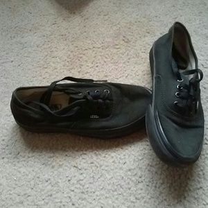 RESERVED!!!       Black vans
