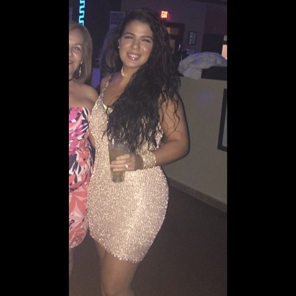 Dress, bottom slip dress and gold choker necklace