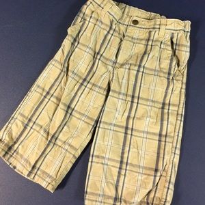 Boys WGR Jean Shorts check pattern Size 10