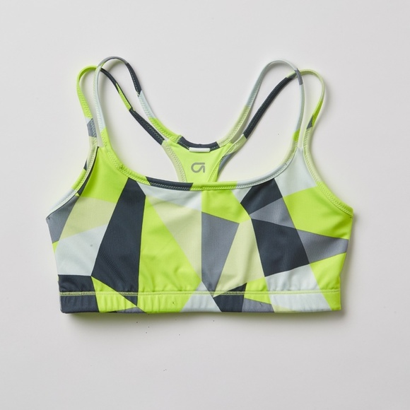 GAP Other - GapFit Green Geometric Print Reversible Sports Bra