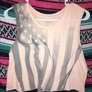 American Flag Graphic Tank