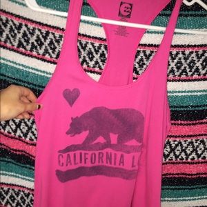 Pink Billabong Tank