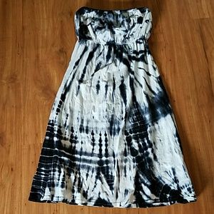 🌷Hard Tail strapless dress