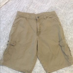 Gently worn boys cargo shorts size 14 husky