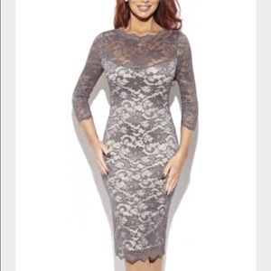 Amy Child's Lace gray dress