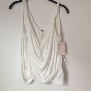 Free People bullseye drape top