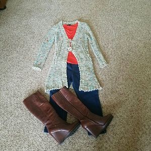 BCBG Maxazria Two Button Cardigan